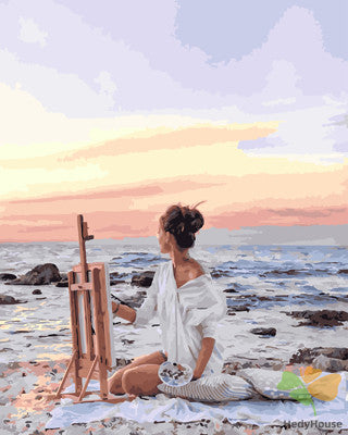 Portrait Paint By Numbers Kits UK GX25437