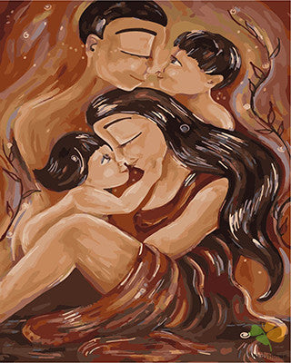 Portrait Paint By Numbers Kits UK GX25504