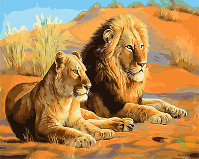 Animal Paint By Numbers Kits UK GX25533