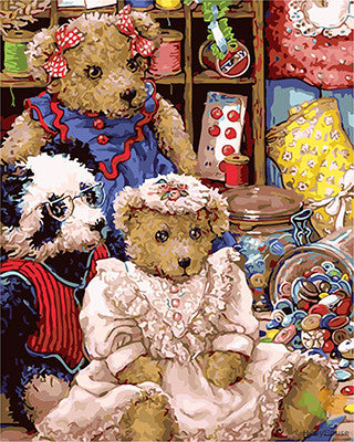 Animal Paint By Numbers Kits UK GX25559