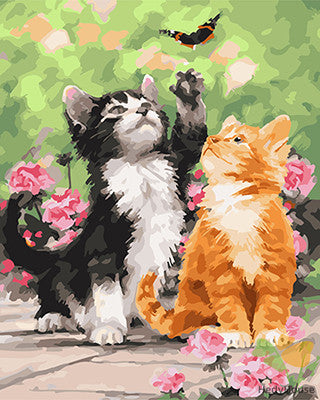 Cat & Dog Paint By Numbers Kits UK GX25640