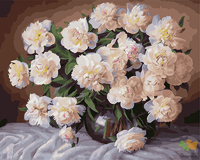 Flower Paint By Numbers Kits UK GX25724