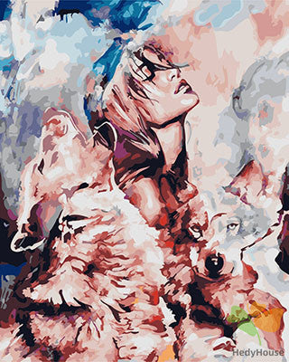 Portrait Paint By Numbers Kits UK GX25878