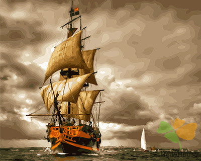 Seascape Paint By Numbers Kits UK GX25891