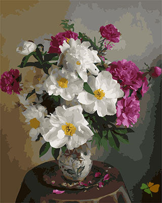 Flower Paint By Numbers Kits UK GX25930