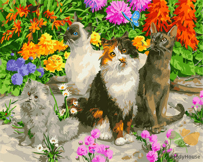 Cat & Dog Paint By Numbers Kits UK GX25941