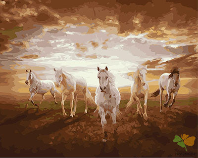 Animal Paint By Numbers Kits UK GX25951