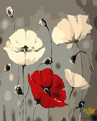 Flower Paint By Numbers Kits UK GX25952