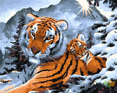 Animal Paint By Numbers Kits UK GX26008