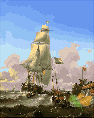 Seascape Paint By Numbers Kits UK GX26075