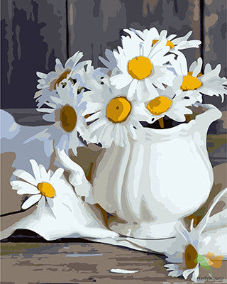 Flower Paint By Numbers Kits UK GX26099