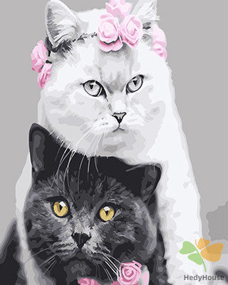 Cat & Dog Paint By Numbers Kits UK GX26128
