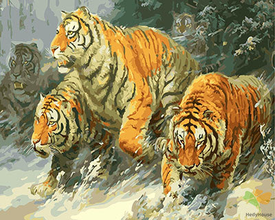 Animal Paint By Numbers Kits UK GX26170