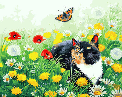 Flower Paint By Numbers Kits UK GX26230