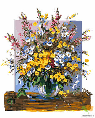 Flower Paint By Numbers Kits UK GX26292