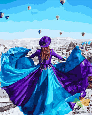 Portrait Paint By Numbers Kits UK GX26307