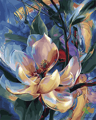 Flower Paint By Numbers Kits UK GX26499