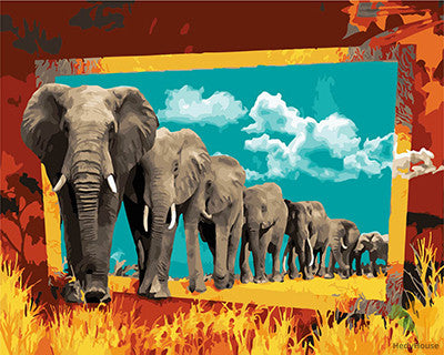 Animal Paint By Numbers Kits UK GX26566