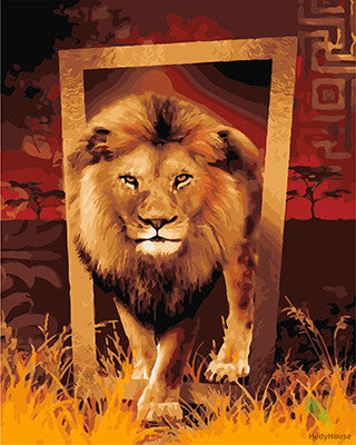 Animal Paint By Numbers Kits UK GX26737