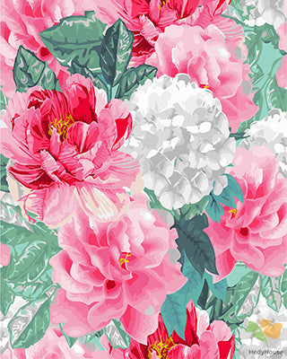 Flower Paint By Numbers Kits UK GX26955