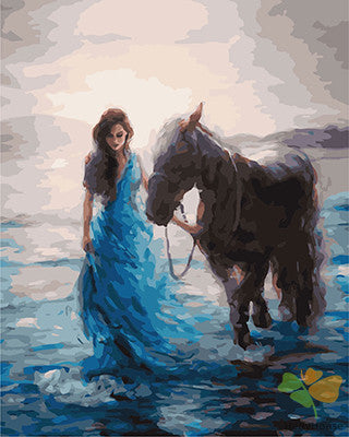 Portrait Paint By Numbers Kits UK GX27018