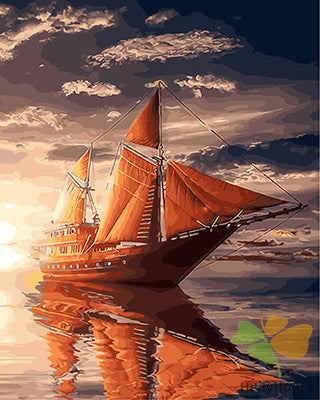 Seascape Paint By Numbers Kits UK GX27230