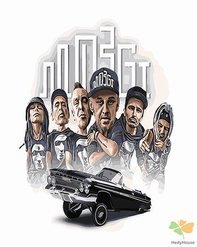 Portrait Paint By Numbers Kits UK GX27293