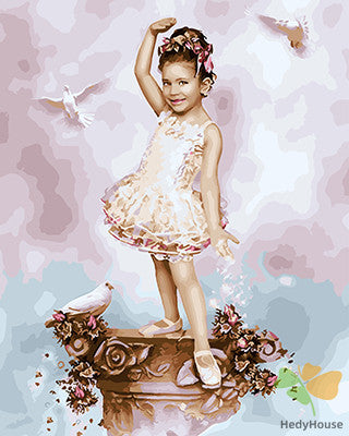 Portrait Paint By Numbers Kits UK GX27350