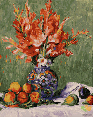 Flower Paint By Numbers Kits UK GX27532
