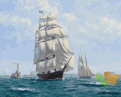 Seascape Paint By Numbers Kits UK GX27542