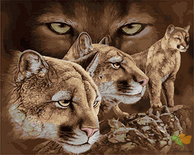 Animal Paint By Numbers Kits UK GX27568