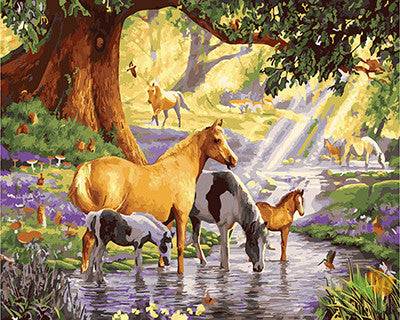 Animal Paint By Numbers Kits UK GX27608