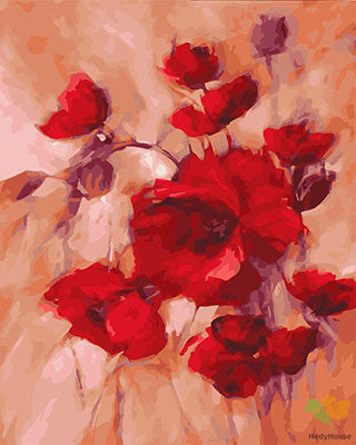 Flower Paint By Numbers Kits UK GX27627
