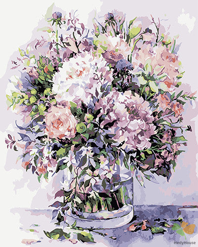 Flower Paint By Numbers Kits UK GX27680