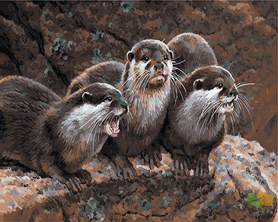 Animal Paint By Numbers Kits UK GX27731