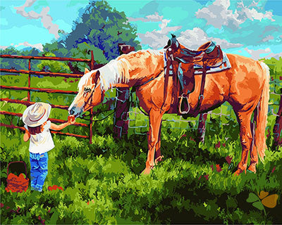 Animal Paint By Numbers Kits UK GX27745