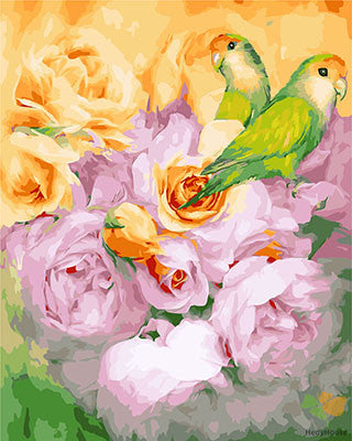 Flower Paint By Numbers Kits UK GX27801