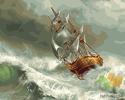 Seascape Paint By Numbers Kits UK GX27888