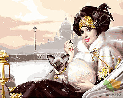 Portrait Paint By Numbers Kits UK GX27904