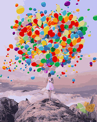 Portrait Paint By Numbers Kits UK GX27954