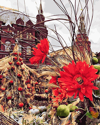 Flower Paint By Numbers Kits UK GX28085