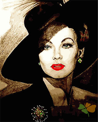 Portrait Paint By Numbers Kits UK GX28092