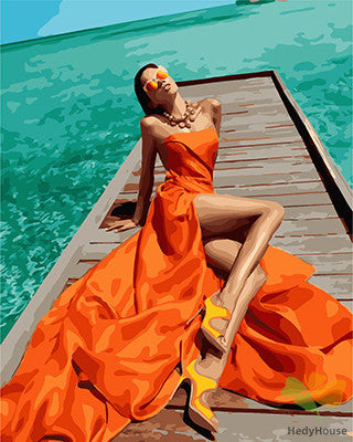 Portrait Paint By Numbers Kits UK GX28142