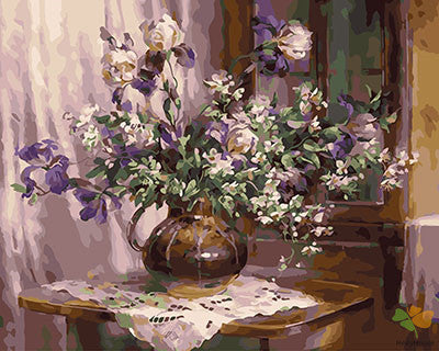 Flower Paint By Numbers Kits UK GX28225