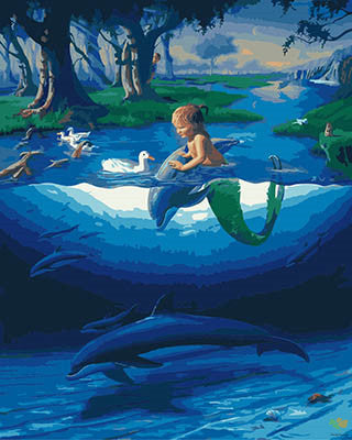 Fantasy Paint By Numbers Kits UK GX28270