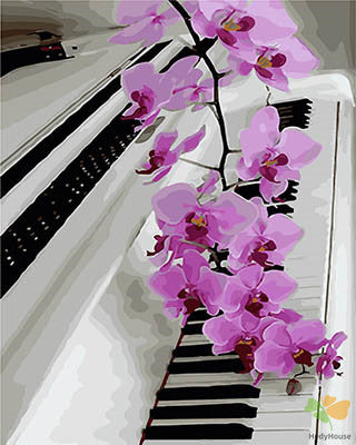 Flower Paint By Numbers Kits UK GX28313