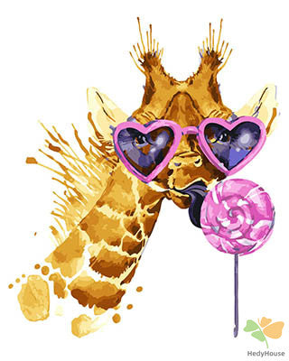 Animal Paint By Numbers Kits UK GX28425