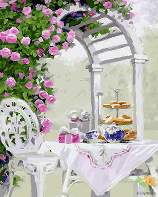 Flower Paint By Numbers Kits UK GX28441