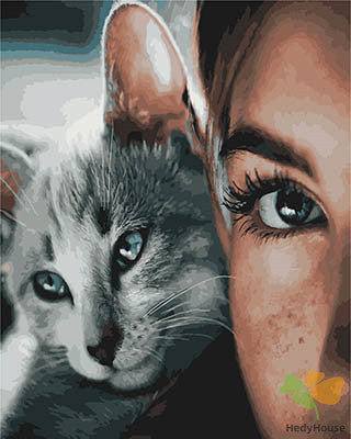 Portrait Paint By Numbers Kits UK GX28453