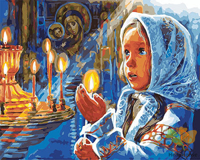 Portrait Paint By Numbers Kits UK GX28518